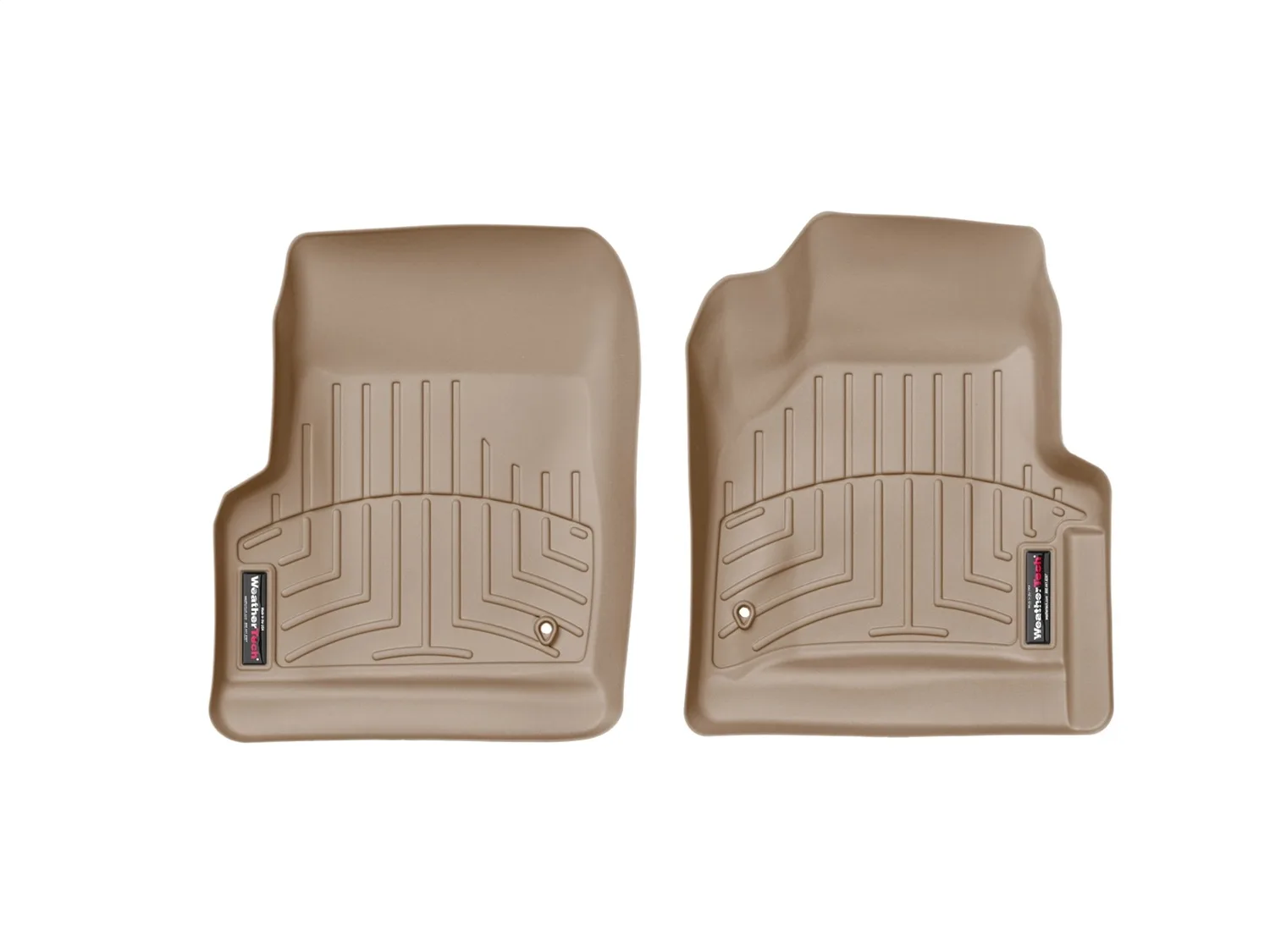WeatherTech FloorLiner™ DigitalFit®; Tan; Front;