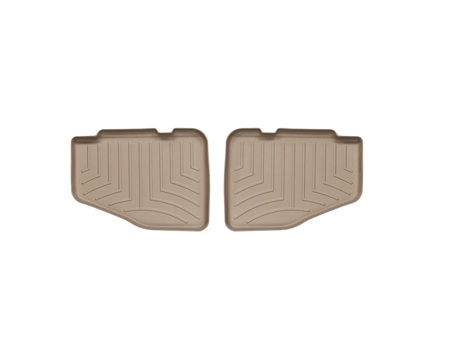 WeatherTech FloorLiner™ DigitalFit®; Tan; Rear; 2 Piece;
