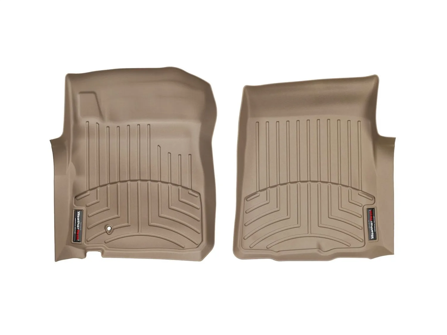 WeatherTech FloorLiner™ DigitalFit®; Tan; Front;