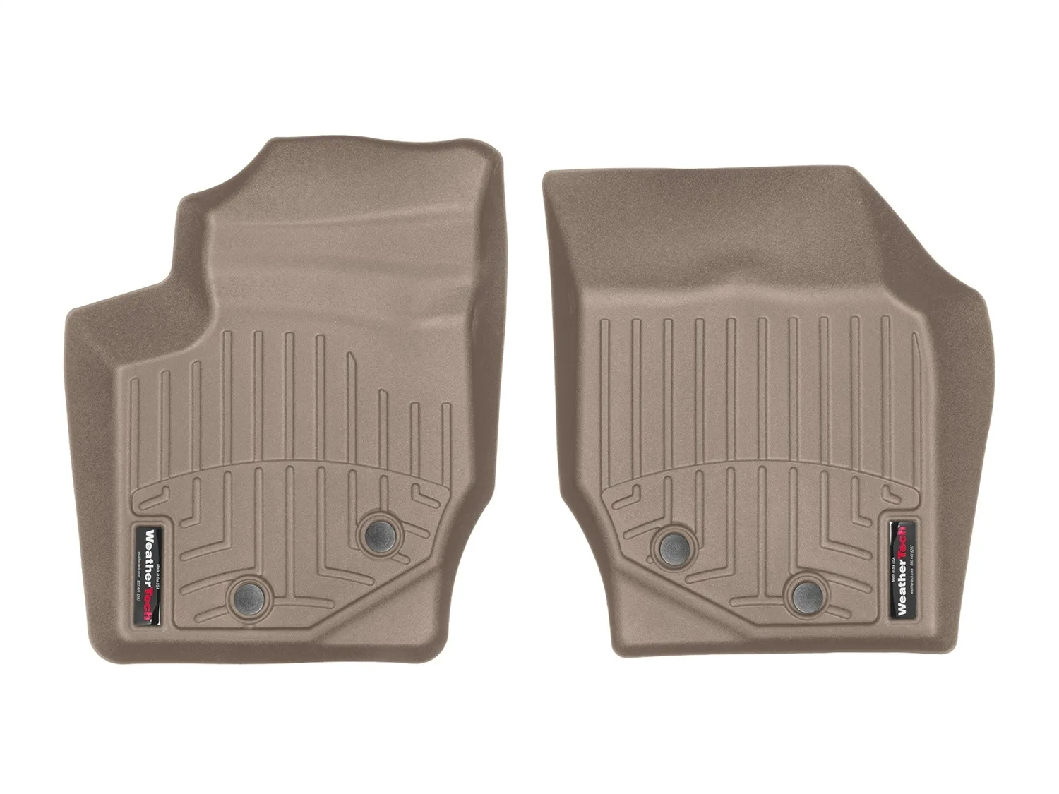 WeatherTech FloorLiner™ DigitalFit®; Tan; Front;