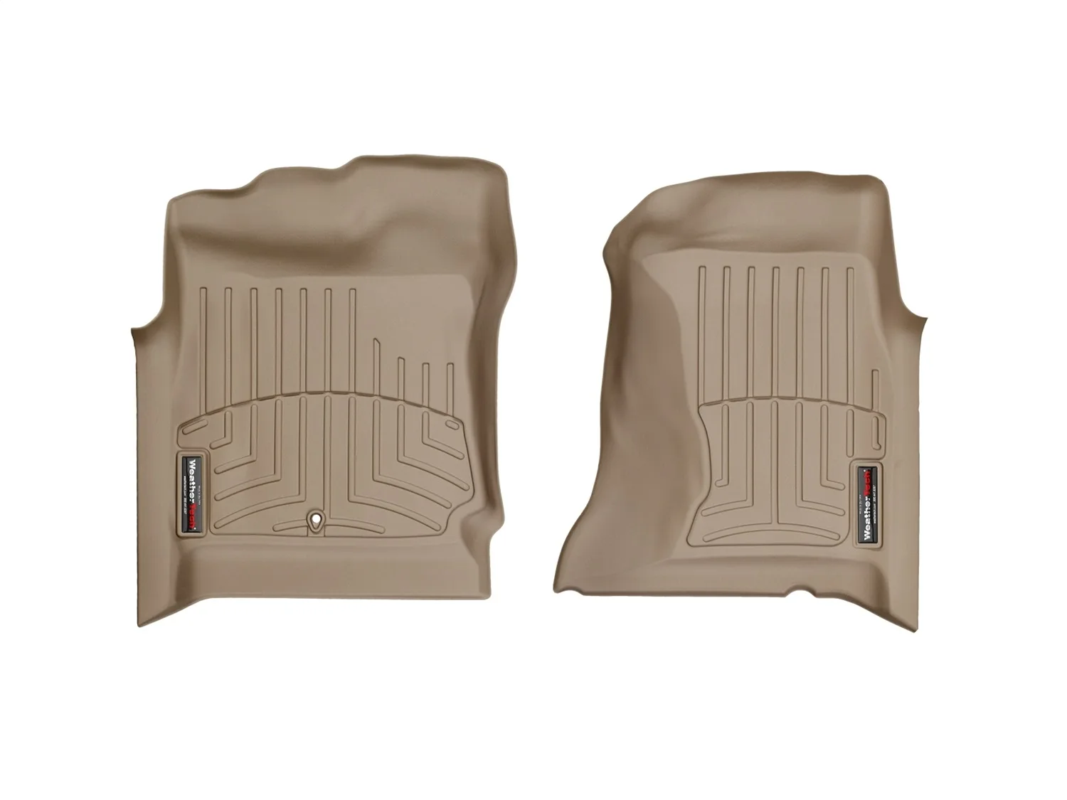 WeatherTech FloorLiner™ DigitalFit®; Tan; Front;