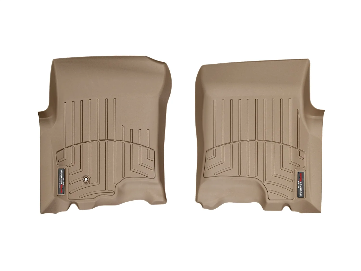 WeatherTech FloorLiner™ DigitalFit®; Tan; Front;