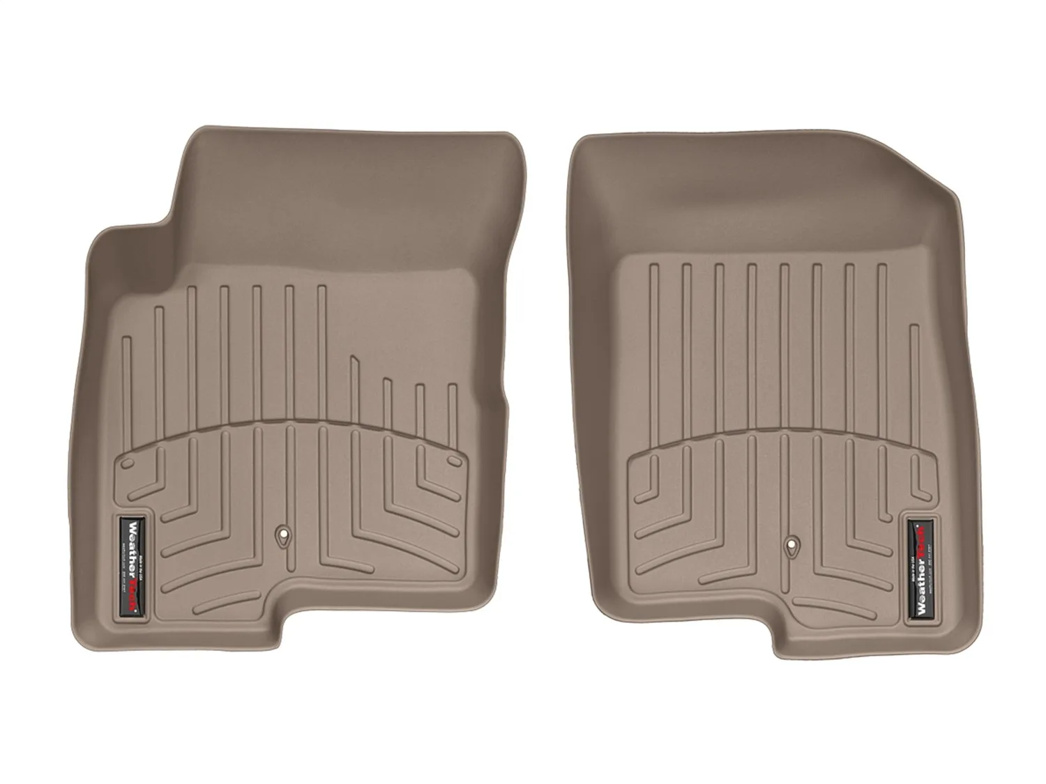 WeatherTech FloorLiner™ DigitalFit®; Tan; Front;