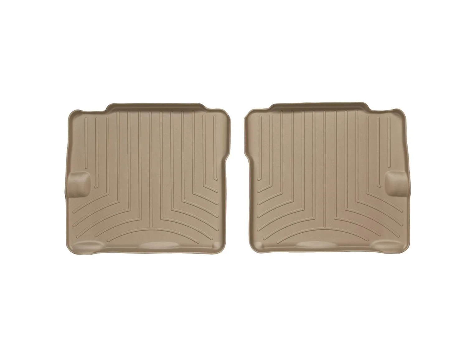 WeatherTech FloorLiner™ DigitalFit®; Tan; Rear; 2 Piece;