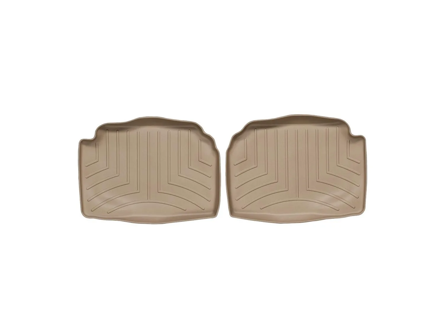 WeatherTech FloorLiner™ DigitalFit®; Tan; Rear; 2 Piece;