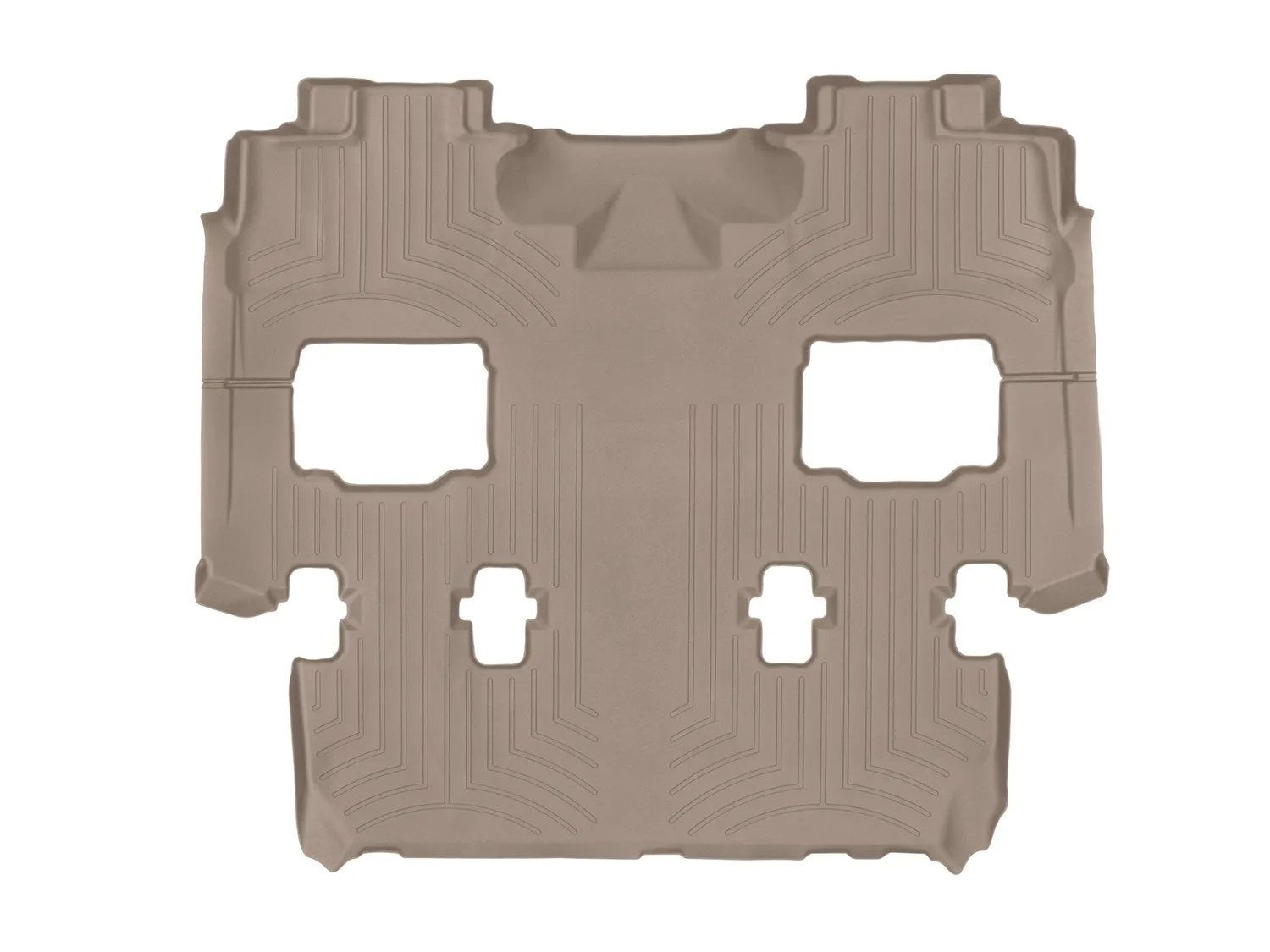 WeatherTech FloorLiner™ DigitalFit®; Tan; Rear and Third Row;