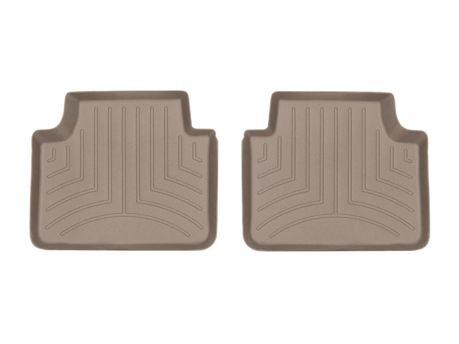 WeatherTech FloorLiner™ DigitalFit®; Tan; Rear;