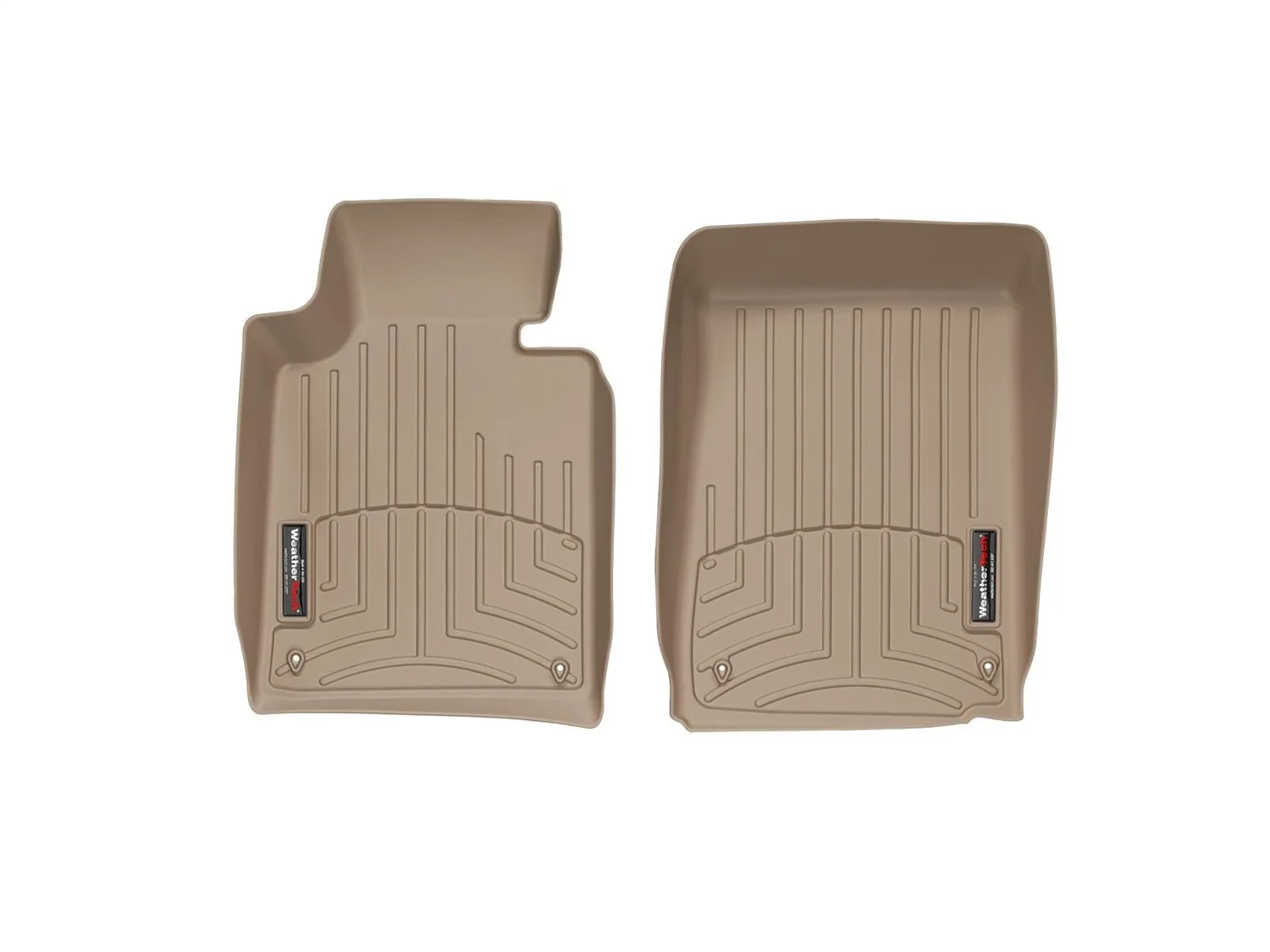 WeatherTech FloorLiner™ DigitalFit®; Tan; Front;