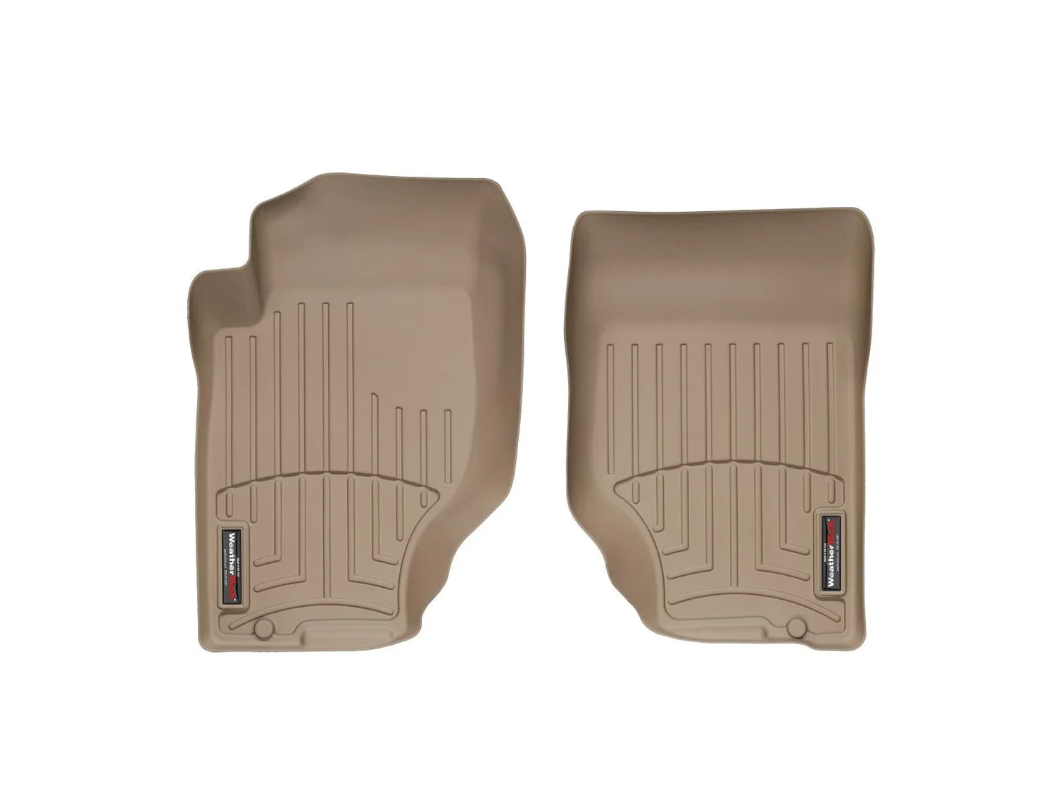 WeatherTech FloorLiner™ DigitalFit®; Tan; Front;