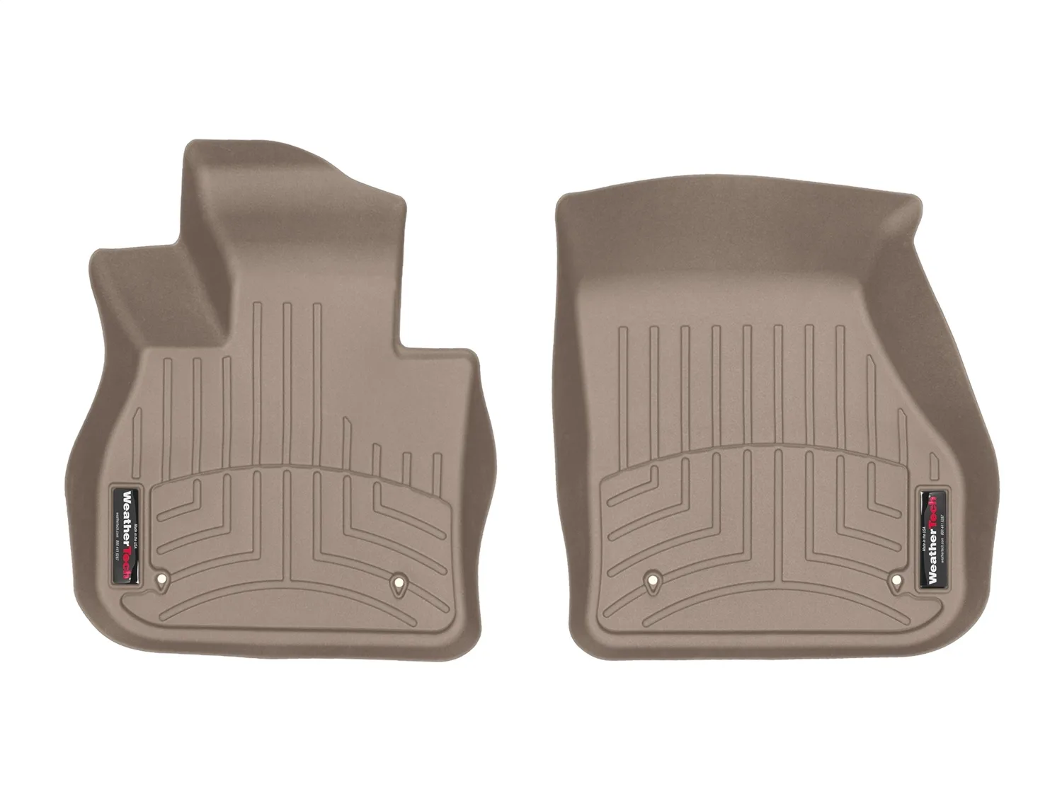 WeatherTech FloorLiner™ DigitalFit®; Tan; Front;