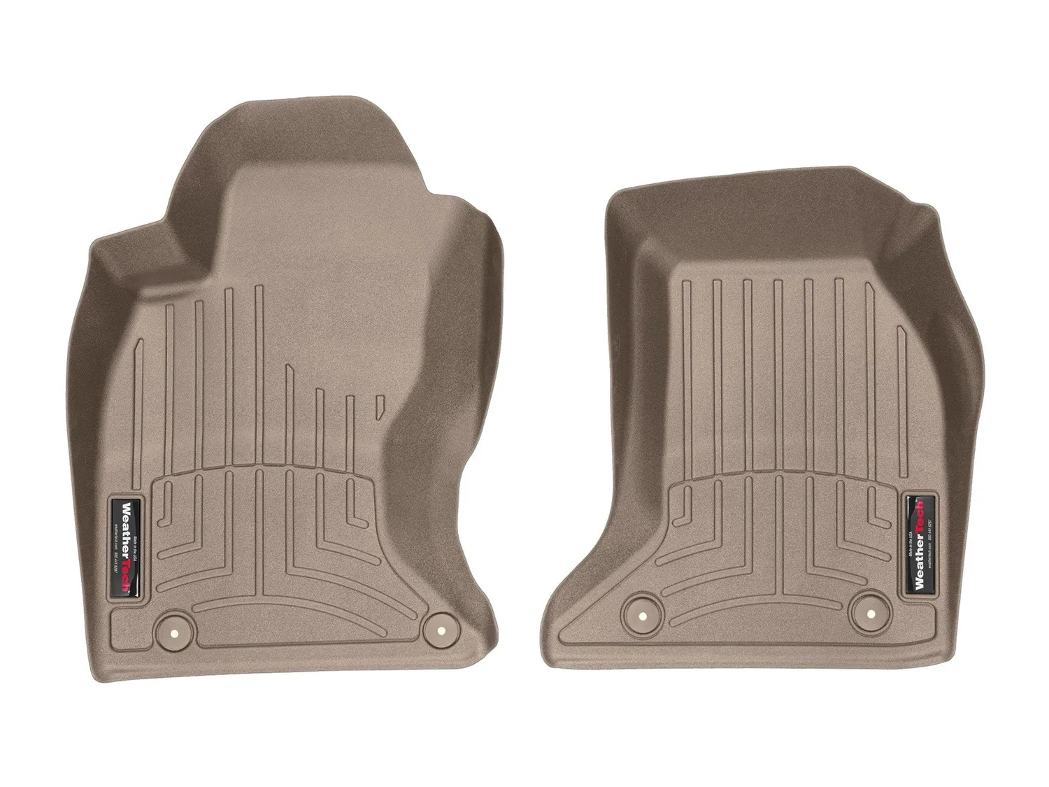 WeatherTech FloorLiner™ DigitalFit®; Tan; Front;
