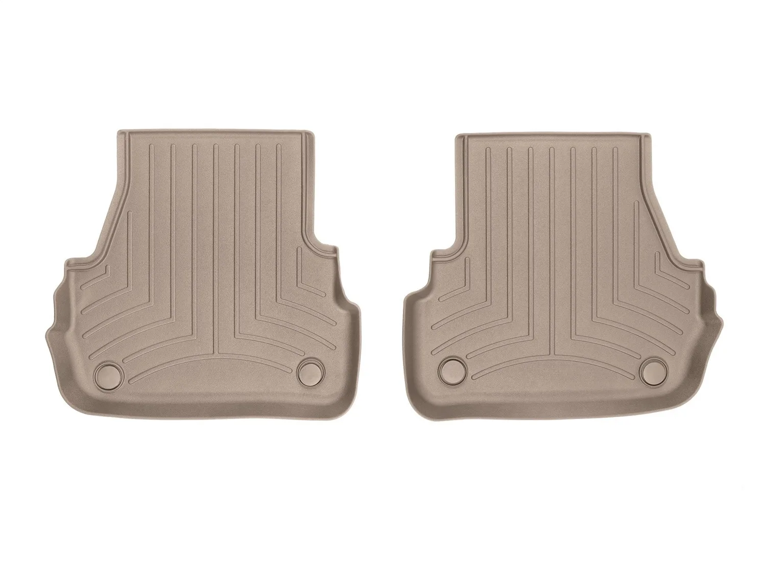 WeatherTech FloorLiner™ DigitalFit®; Tan; Rear; 2 Piece;