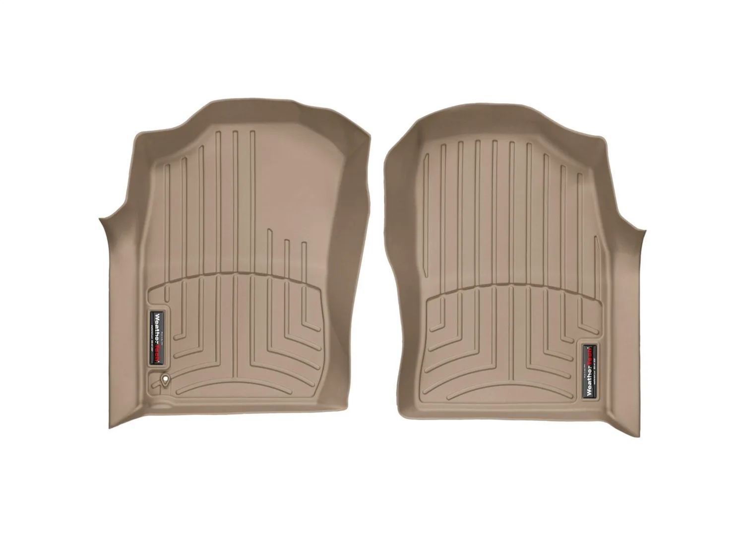 WeatherTech FloorLiner™ DigitalFit®; Tan; Front;