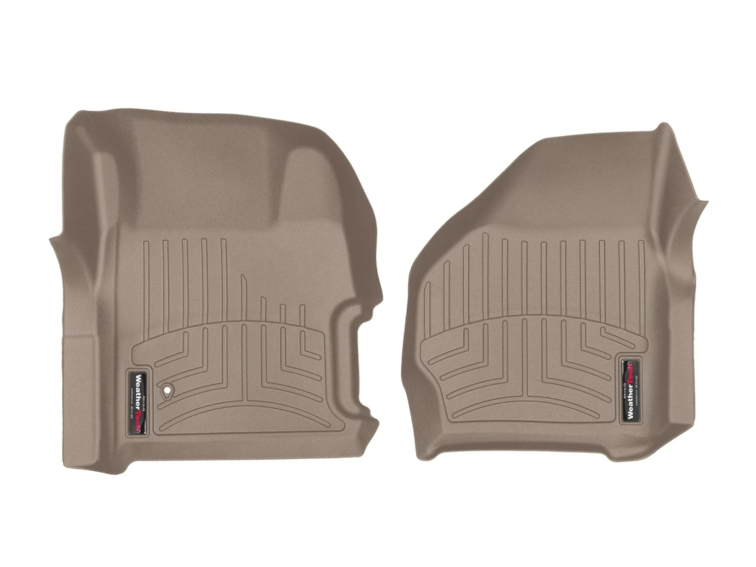 WeatherTech FloorLiner™ DigitalFit®; Tan; Front;