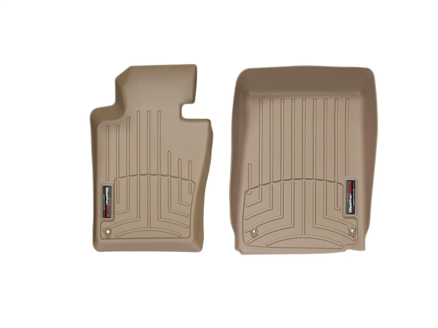 WeatherTech FloorLiner™ DigitalFit®; Tan; Front;