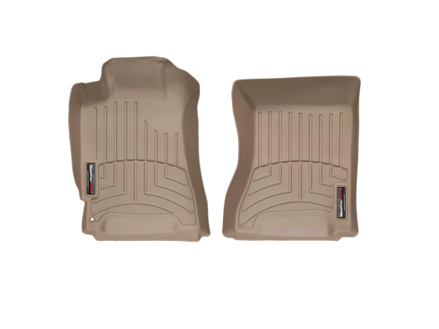 WeatherTech FloorLiner™ DigitalFit®; Tan; Front;