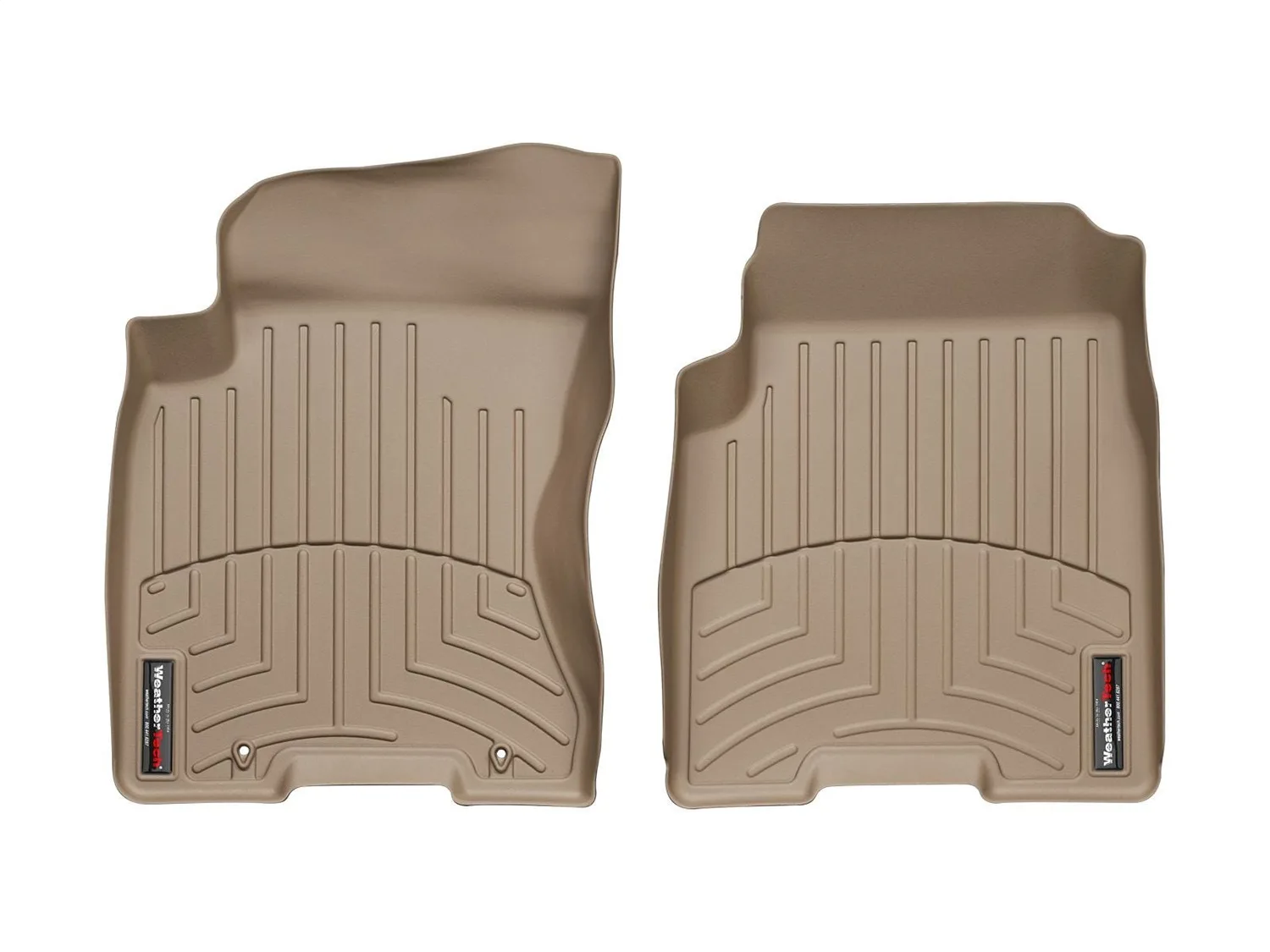 WeatherTech FloorLiner™ DigitalFit®; Tan; Front;