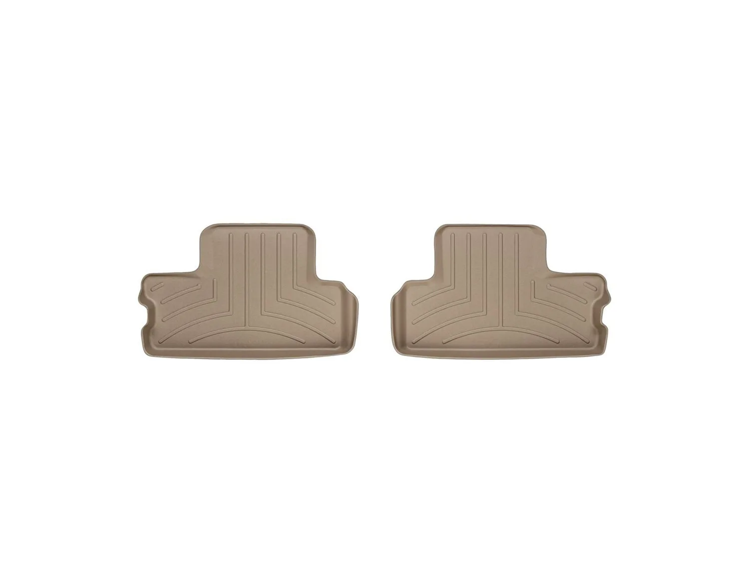 WeatherTech FloorLiner™ DigitalFit®; Tan; Rear; 2 Piece;