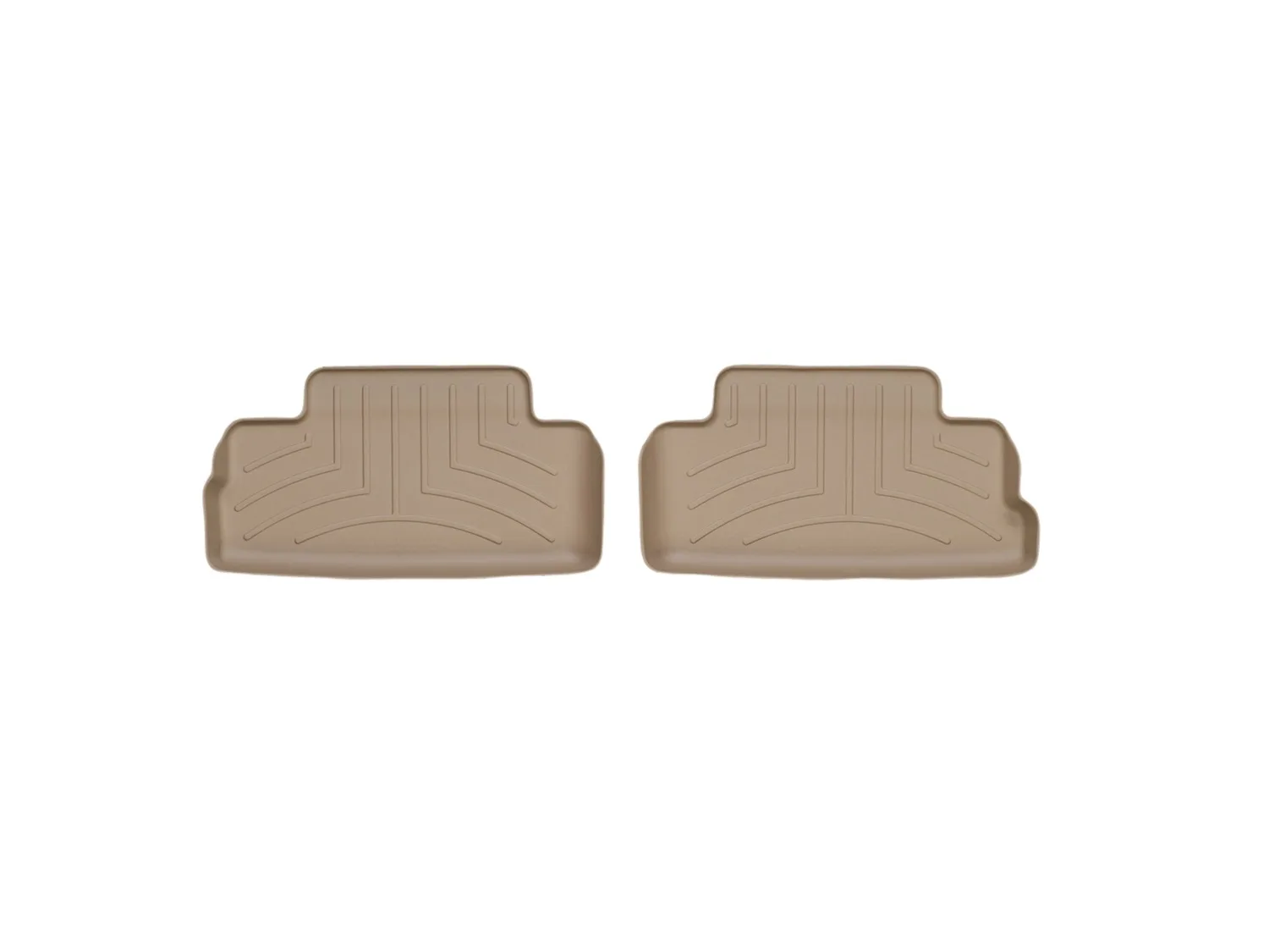 WeatherTech FloorLiner™ DigitalFit®; Tan; Rear;