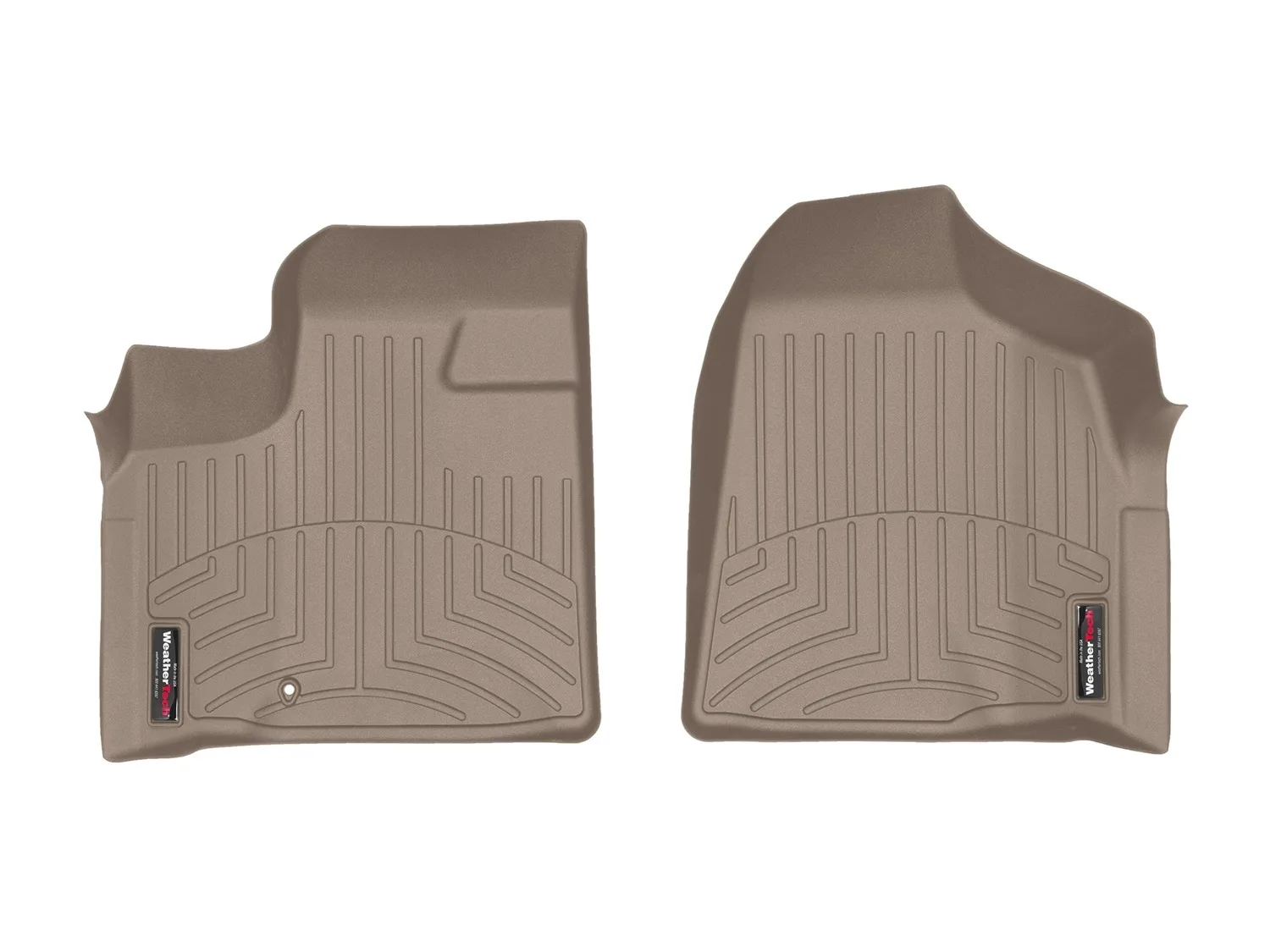 WeatherTech FloorLiner™ DigitalFit®; Tan; Front;