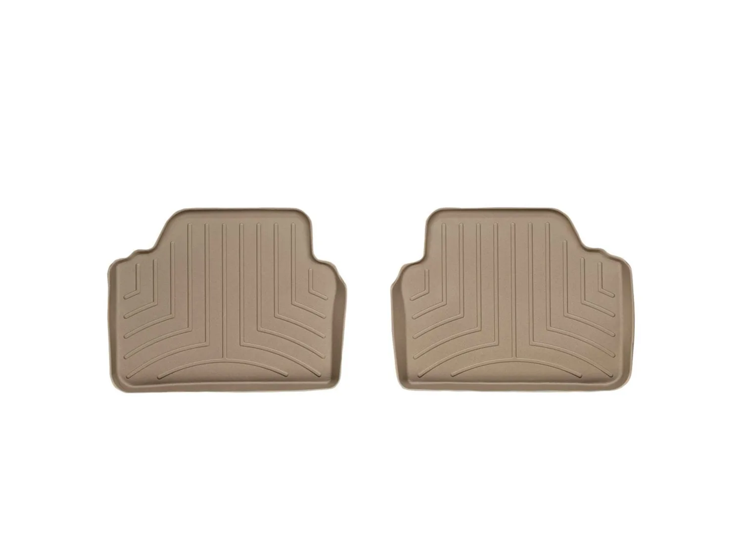 WeatherTech FloorLiner™ DigitalFit®; Tan; Rear;