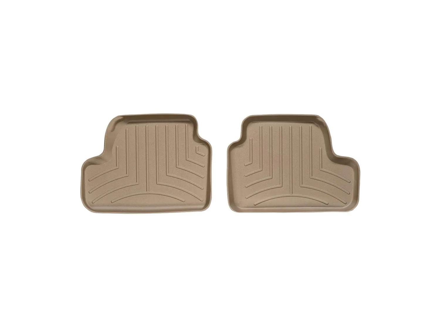 WeatherTech FloorLiner™ DigitalFit®; Tan; Rear;