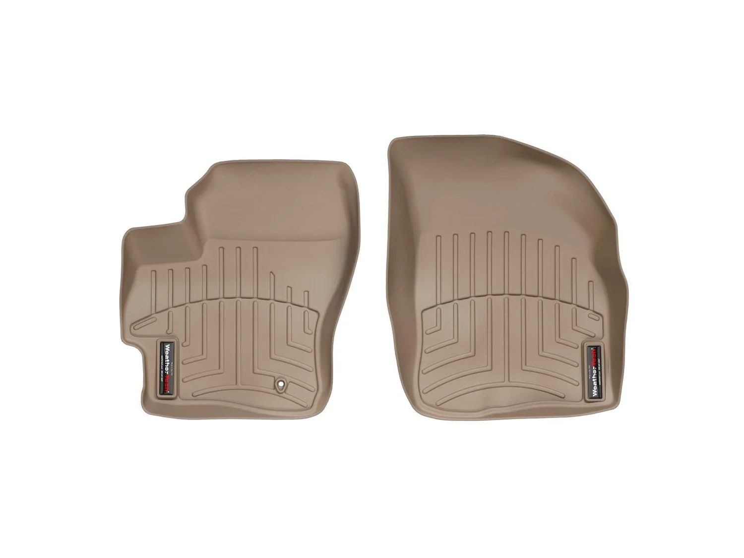 WeatherTech FloorLiner™ DigitalFit®; Tan; Front;