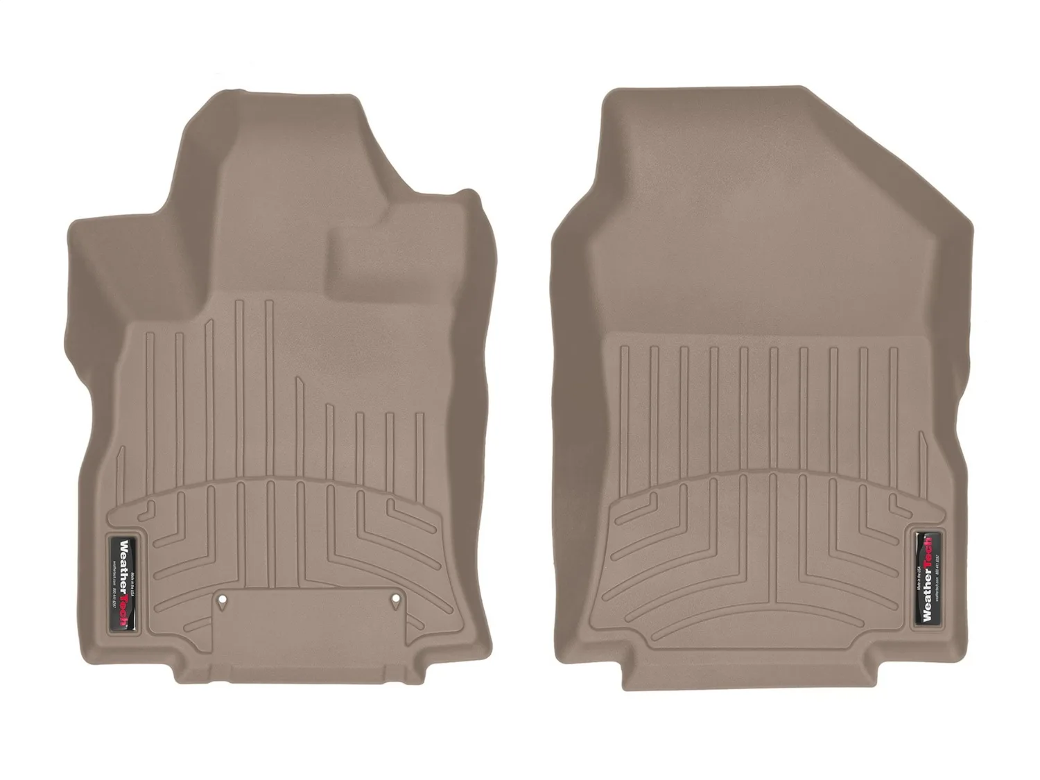 WeatherTech FloorLiner™ DigitalFit®; Tan; Front;