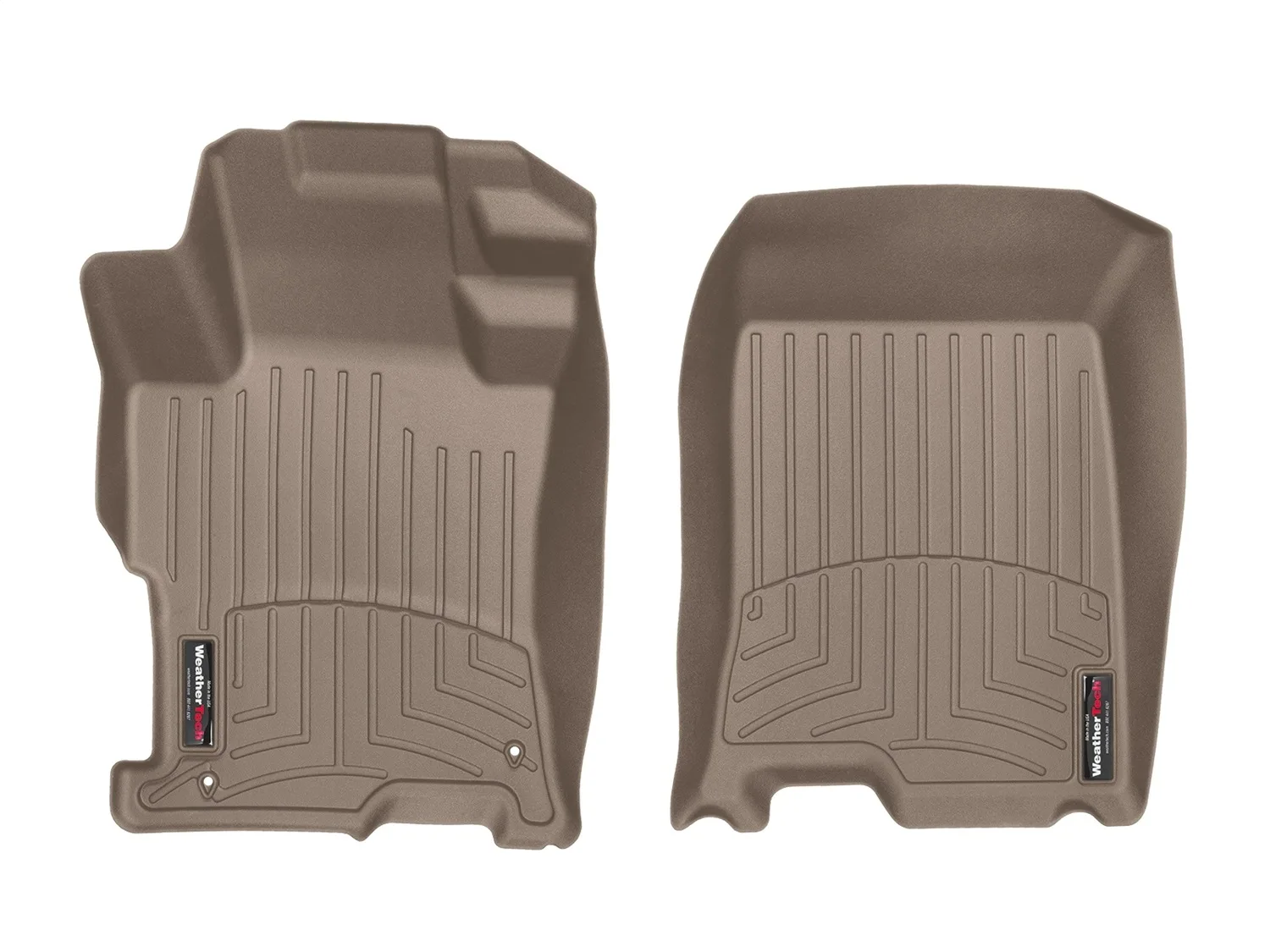 WeatherTech FloorLiner™ DigitalFit®; Tan; Front;