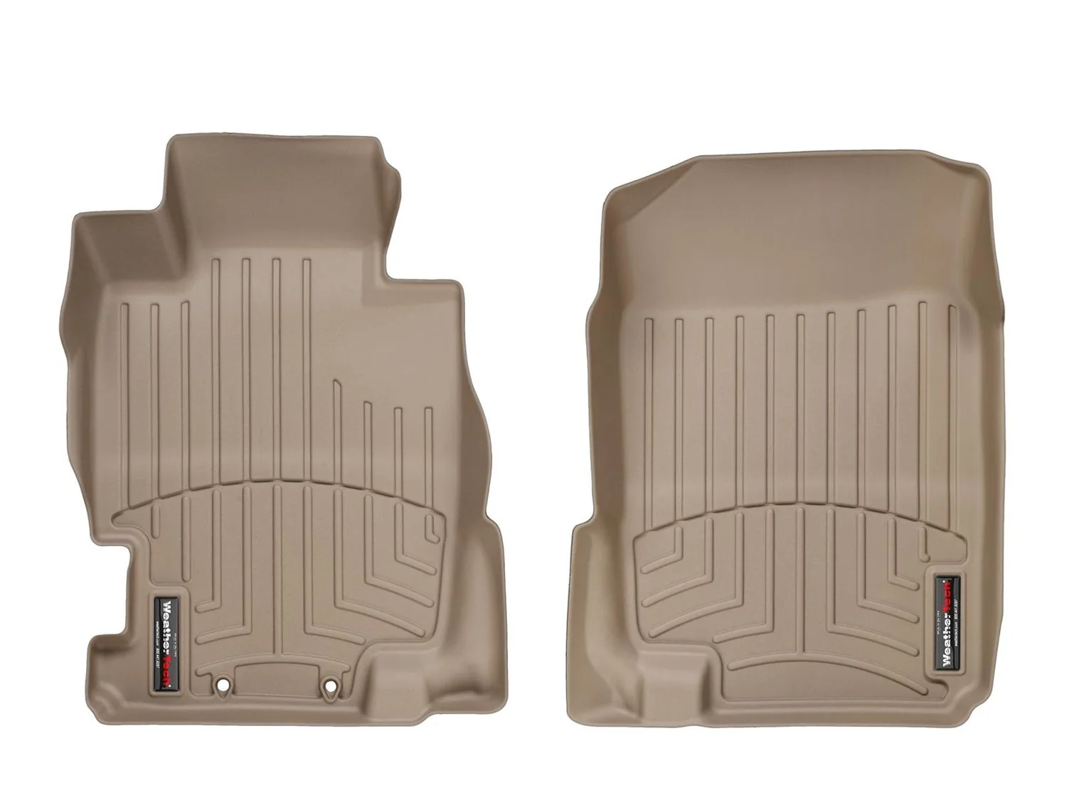 WeatherTech FloorLiner™ DigitalFit®; Tan; Front;