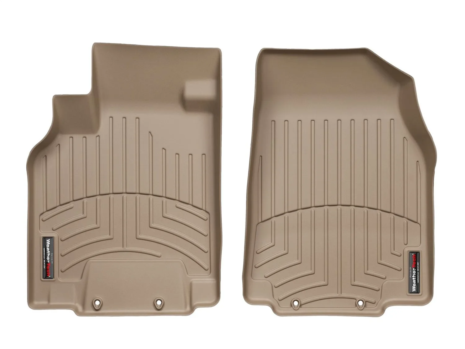 WeatherTech FloorLiner™ DigitalFit®; Tan; Front;