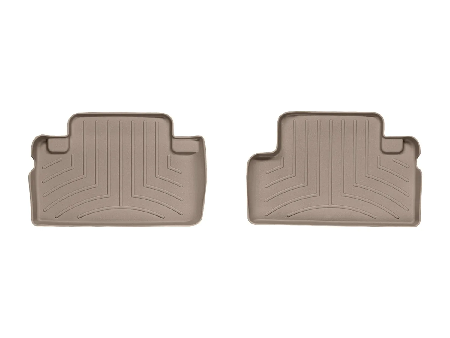 WeatherTech FloorLiner™ DigitalFit®; Tan; Rear;