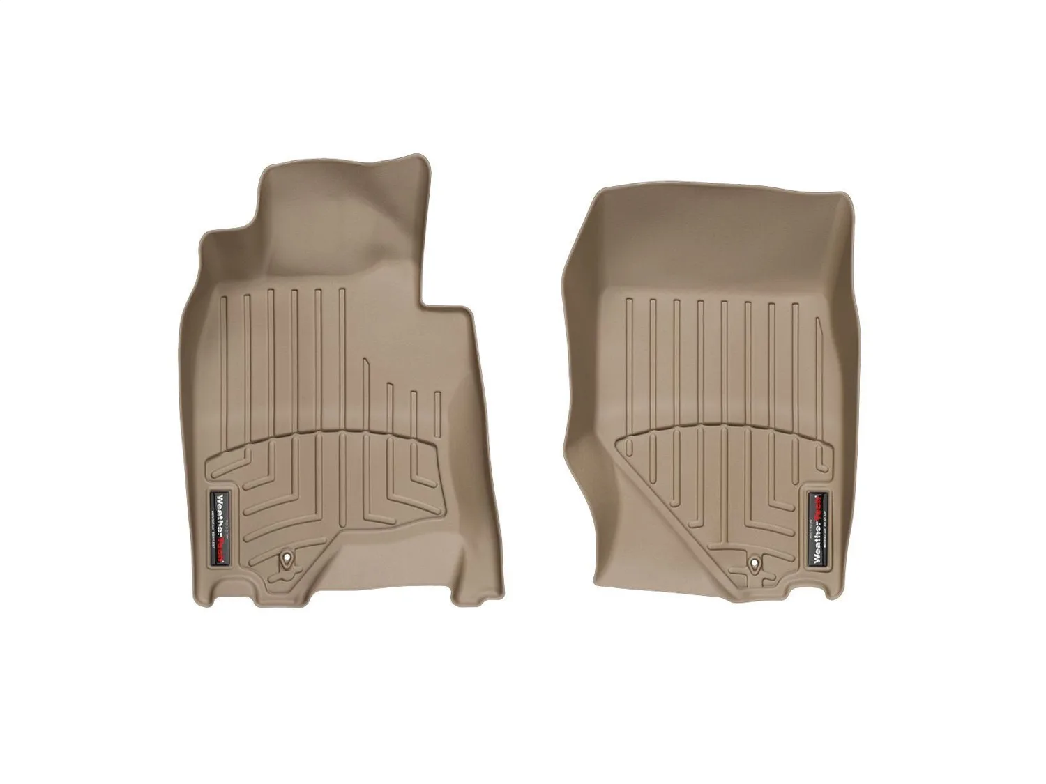 WeatherTech FloorLiner™ DigitalFit®; Tan; Front;