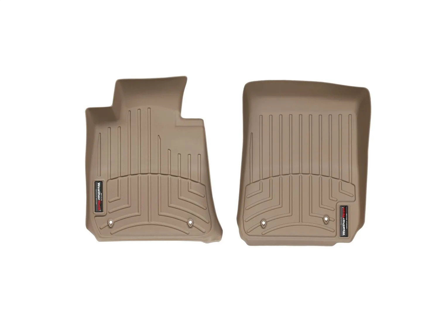 WeatherTech FloorLiner™ DigitalFit®; Tan; Front;