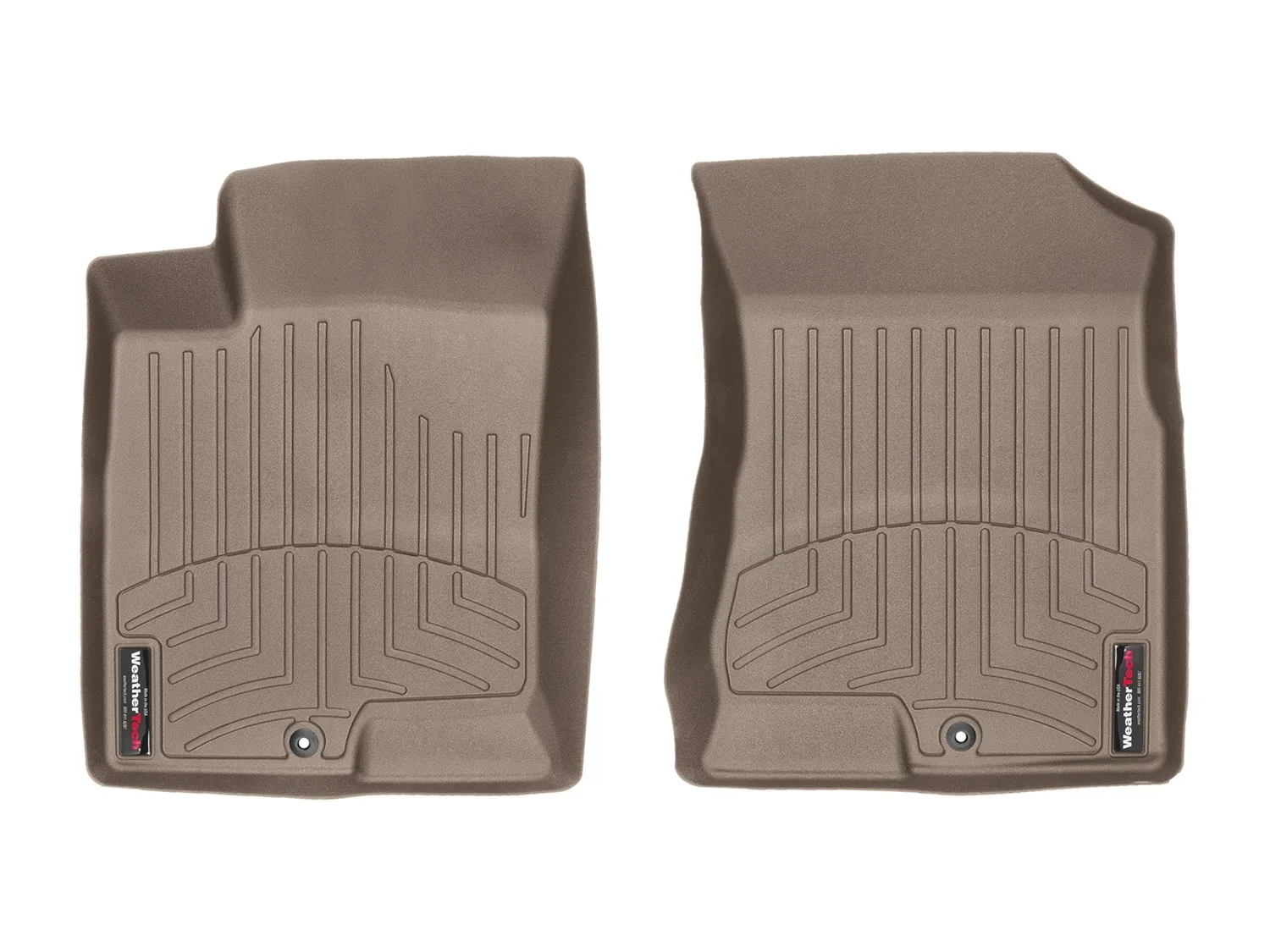 WeatherTech FloorLiner™ DigitalFit®; Tan; Front;