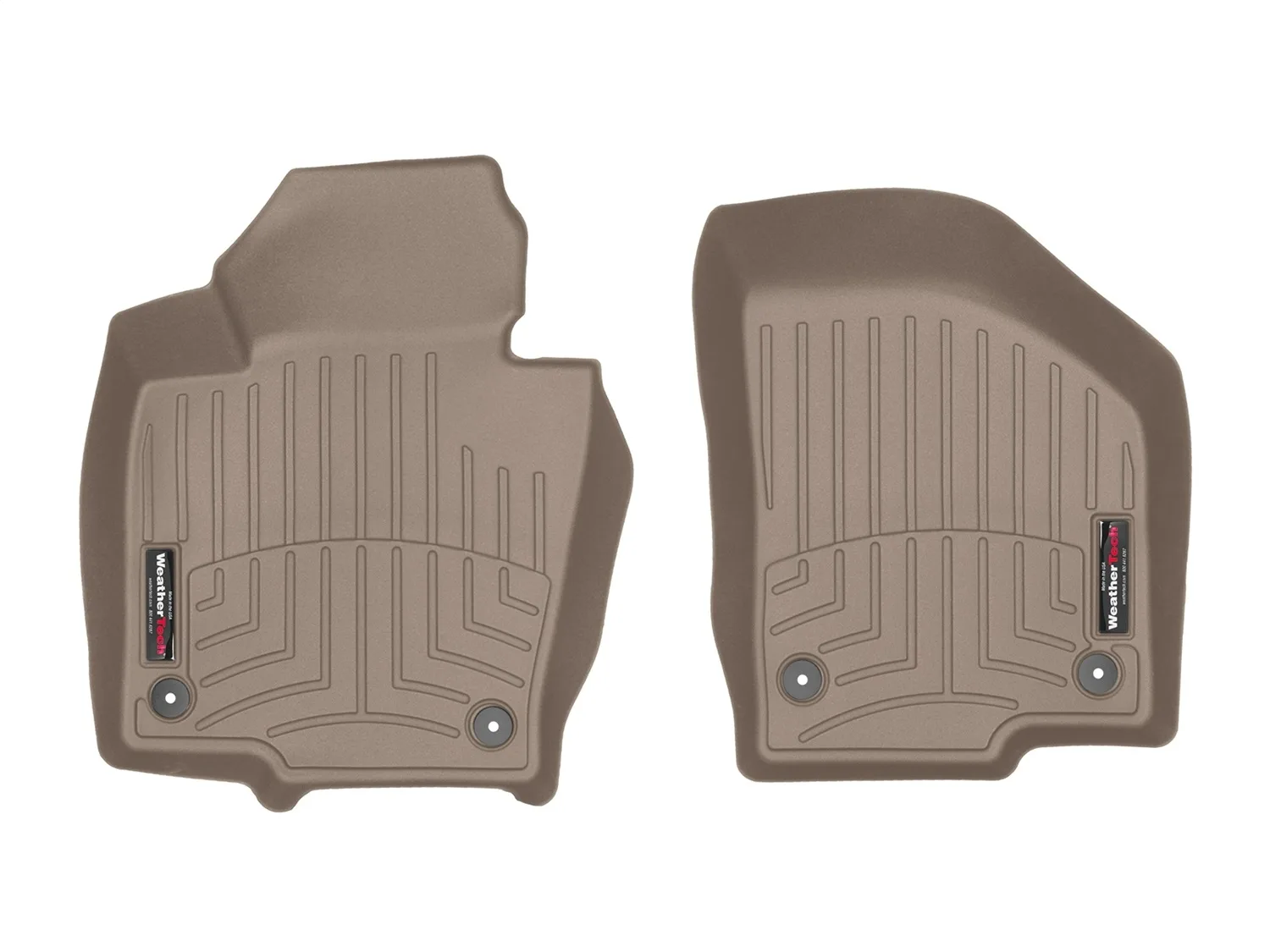 WeatherTech FloorLiner™ DigitalFit®; Tan; Front;