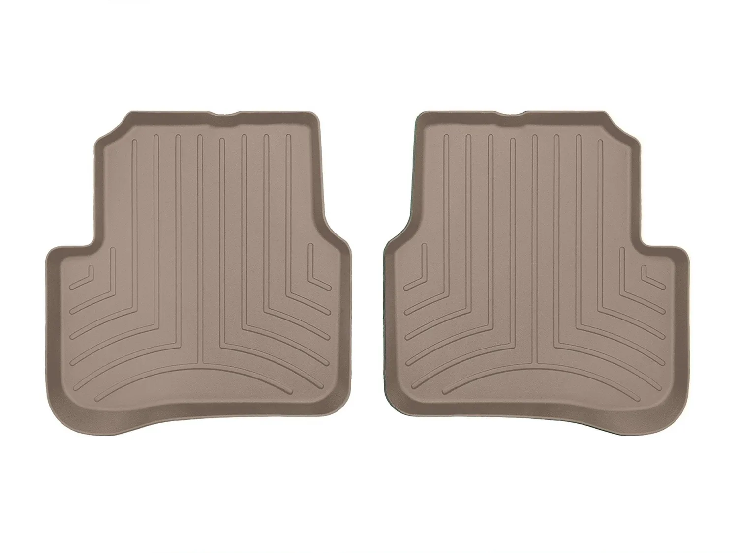 WeatherTech FloorLiner™ DigitalFit®; Tan; Rear;