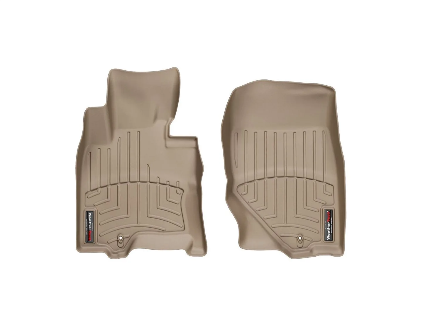 WeatherTech FloorLiner™ DigitalFit®; Tan; Front;
