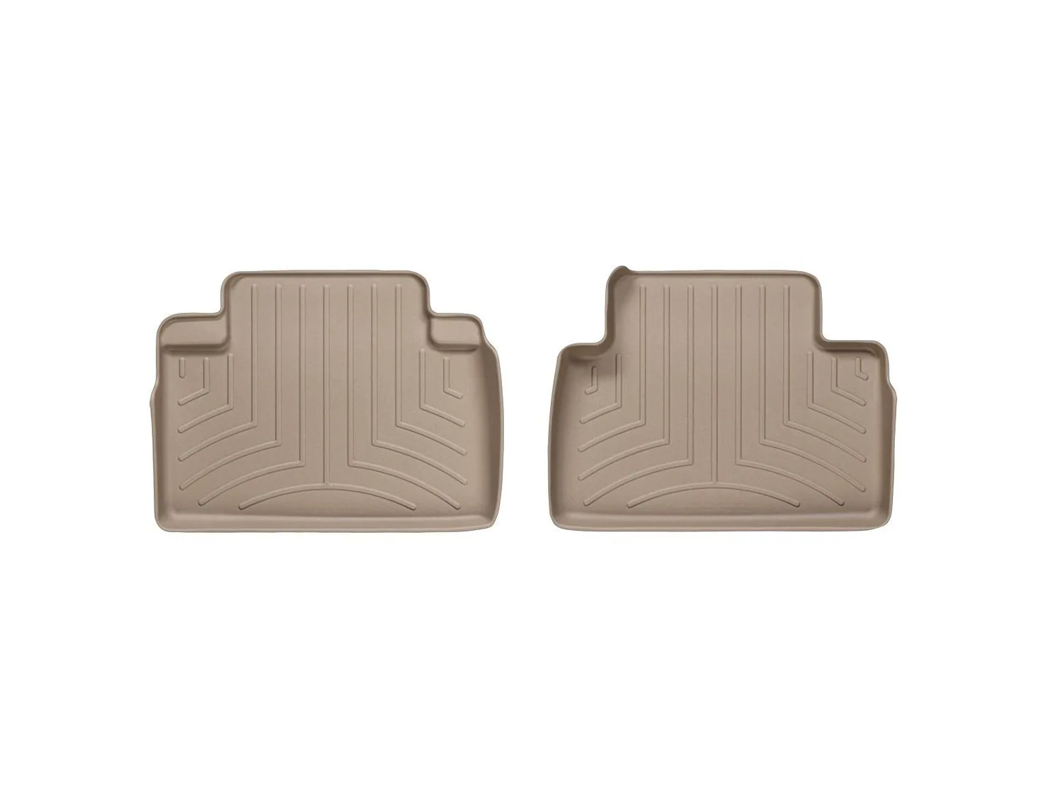 WeatherTech FloorLiner™ DigitalFit®; Tan; Rear;
