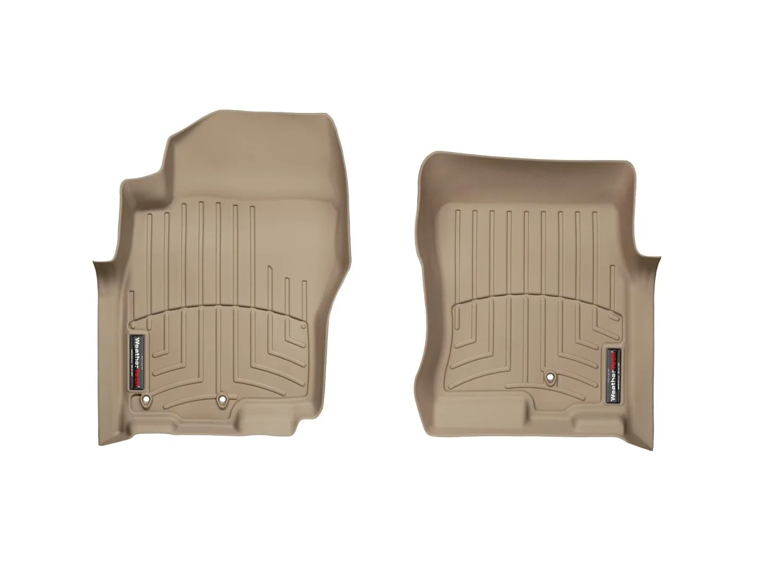 WeatherTech FloorLiner™ DigitalFit®; Tan; Front;