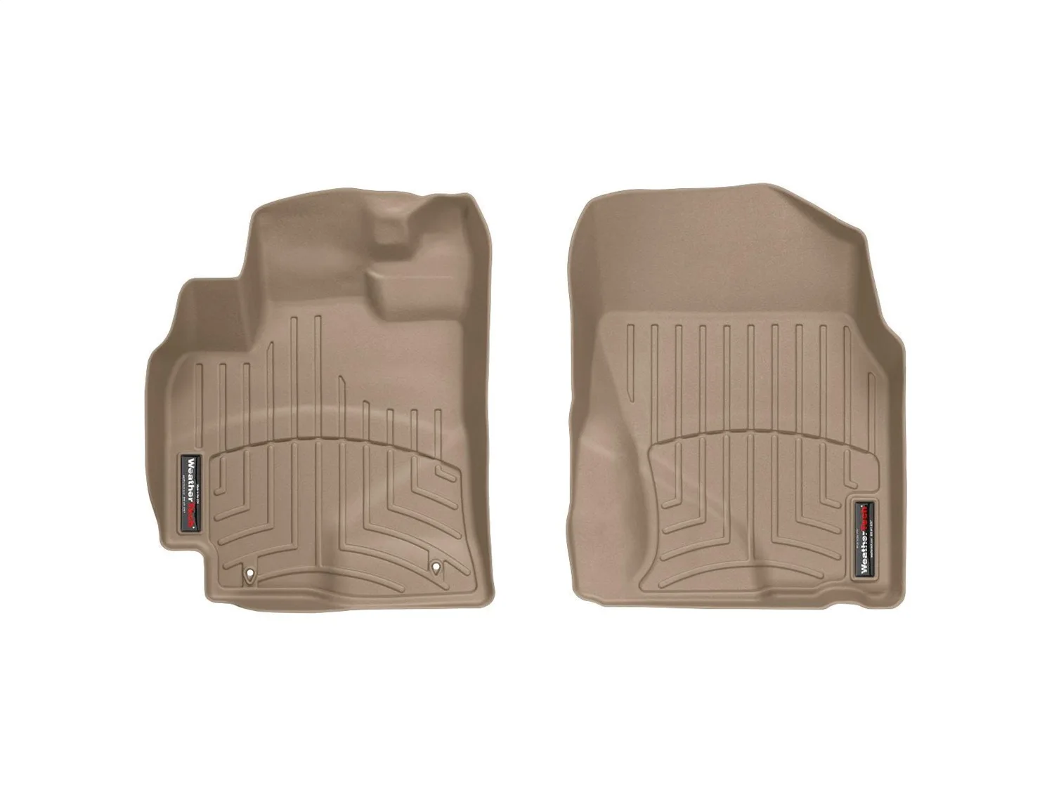WeatherTech FloorLiner™ DigitalFit®; Tan; Front;