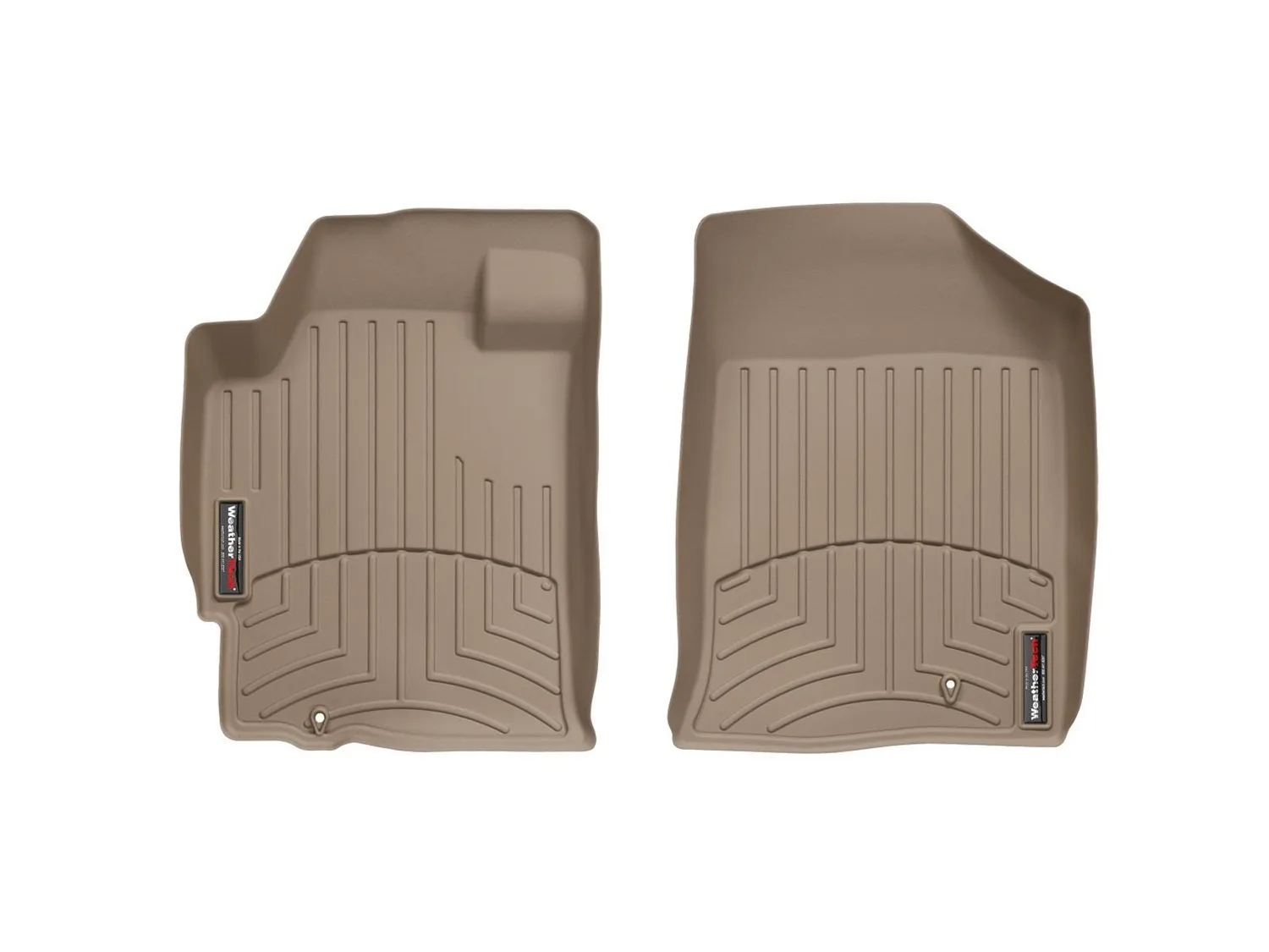 WeatherTech FloorLiner™ DigitalFit®; Tan; Front;