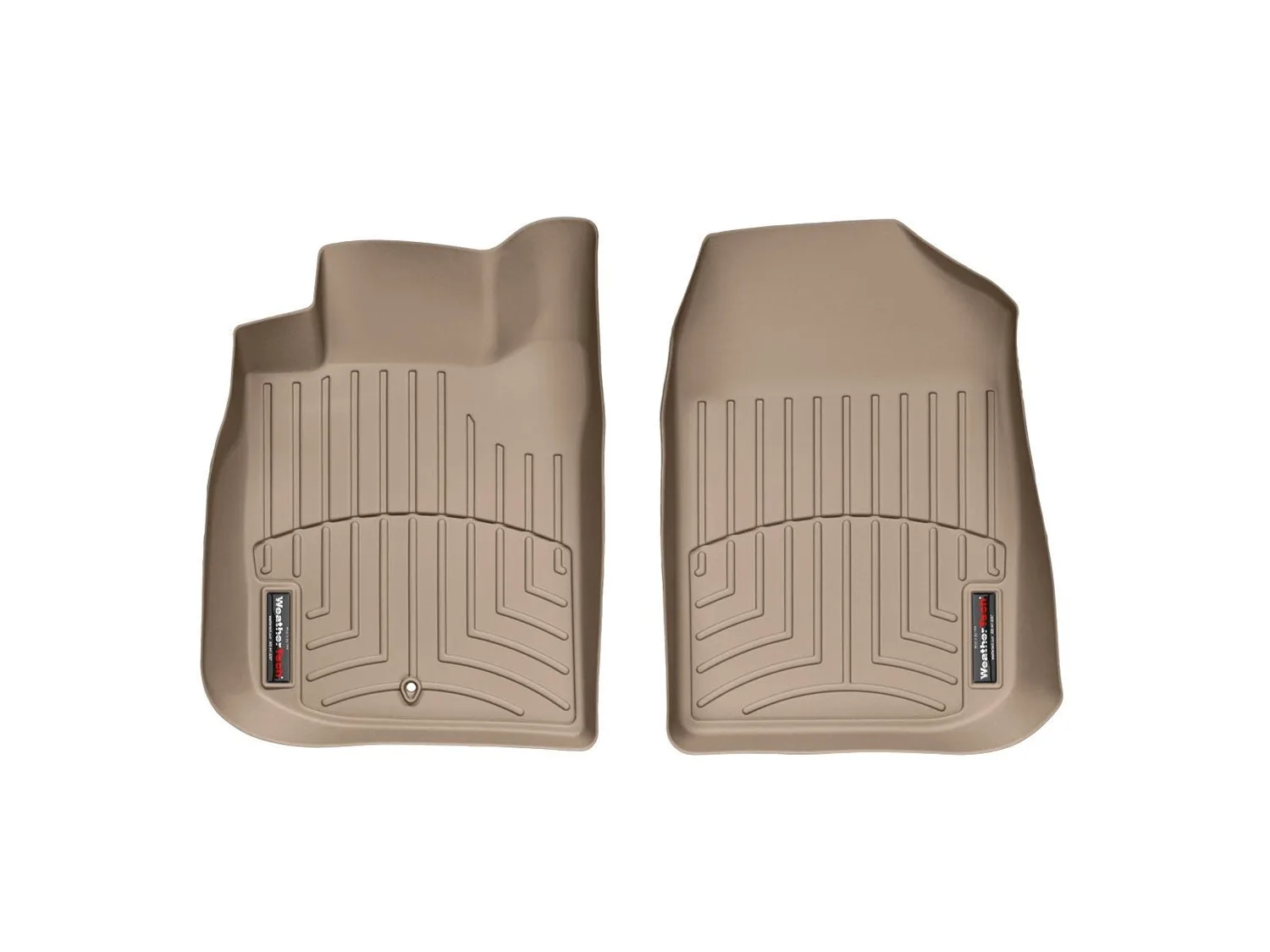 WeatherTech FloorLiner™ DigitalFit®; Tan; Front;