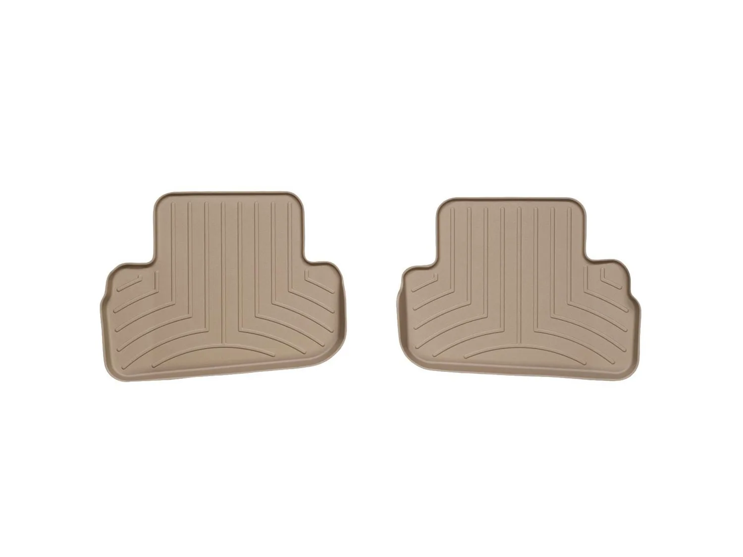 WeatherTech FloorLiner™ DigitalFit®; Tan; Rear;