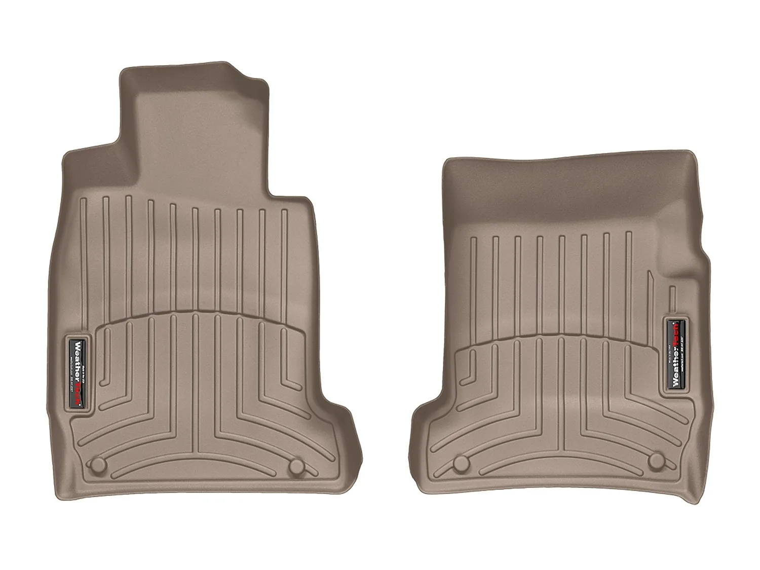 WeatherTech FloorLiner™ DigitalFit®; Tan; Front;
