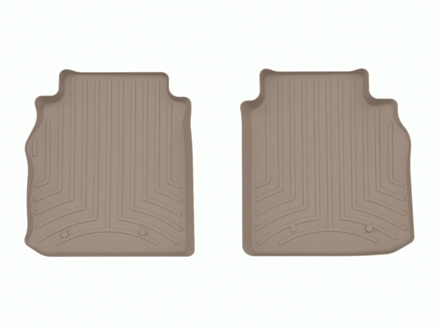 WeatherTech FloorLiner™ DigitalFit®; Tan; Rear;