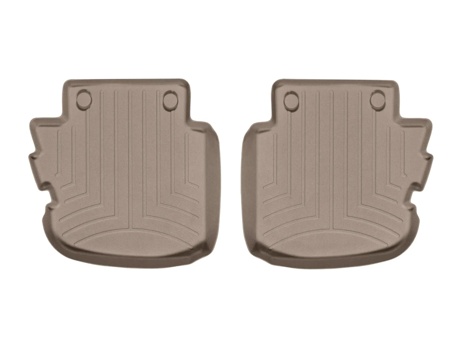 WeatherTech FloorLiner™ DigitalFit®; Tan; Rear;