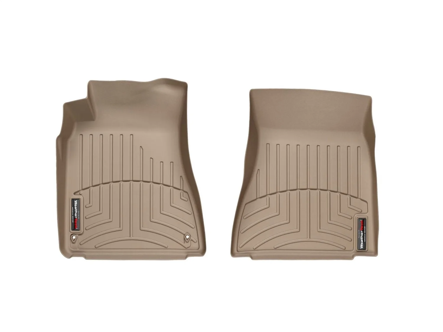 WeatherTech FloorLiner™ DigitalFit®; Tan; Front;