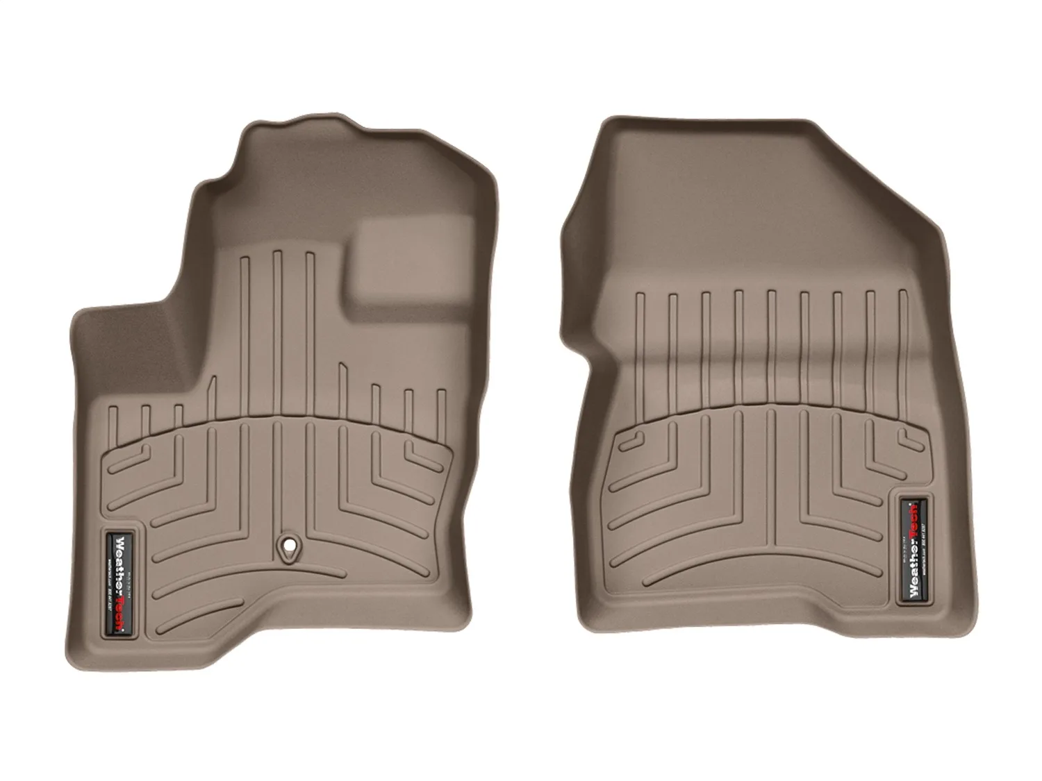 WeatherTech FloorLiner™ DigitalFit®; Tan; Front;