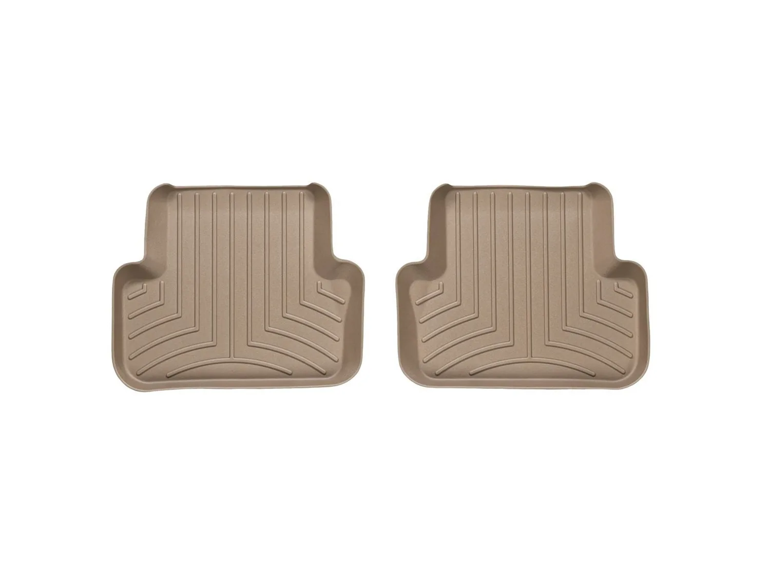 WeatherTech FloorLiner™ DigitalFit®; Tan; Rear;